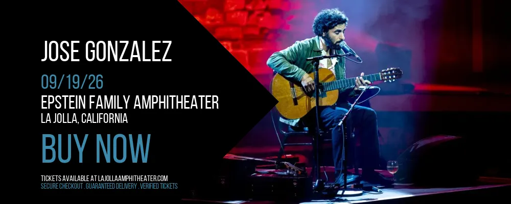 Jose Gonzalez at Epstein Family Amphitheater